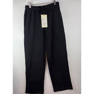 Natty Garb Signature Jogger Men Small Black Sweatpants Y2K Streetwear Baggy Goth